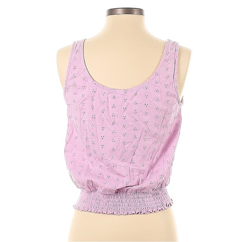 Sleeveless Lilac Eyelet Top from BP